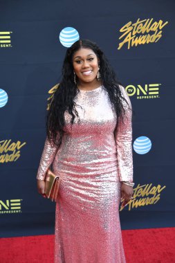 24 Mart 2018 Cumartesi günü Las Vegas 'taki Orleans Resort' ta düzenlenen 33. Yıldız Ödülleri Kırmızı Halı sırasında ünlüler.