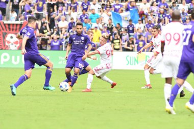 Orlando City, 31 Mart 2018 'de Orlando Florida' daki Exploria Stadyumu 'nda New York Red Bulls' a ev sahipliği yaptı..  