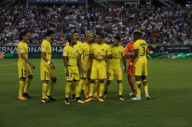 Paris Saint-Germain, Tottenham Hotspur 'a karşı 22 Temmuz 2017' de Orlando Florida 'daki Citrus Bowl' da.   