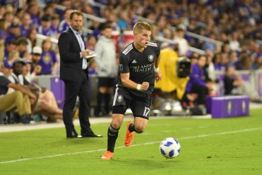 Orlando City 21 Nisan 2018 'de Orlando Florida' daki Exploria Stadyumu 'nda San Jose depremlerine ev sahipliği yaptı..  