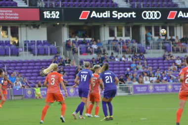 Orlando Pride, 27 Haziran 2018 tarihinde Orlando City Stadyumu 'nda Houston Dash' e ev sahipliği yaptı. Fotoğraf: Marty Jean-Louis