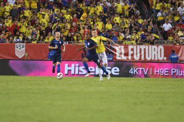 ABD Kolombiya 'ya karşı Raymond James Stadyumu' nda 11 Ekim 2018 'de.  