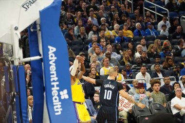 Orlando Magic 11 Aralık 2019 Çarşamba günü Orlando Forida 'daki Amway Center' da Los Angeles Lakers 'a ev sahipliği yaptı..  