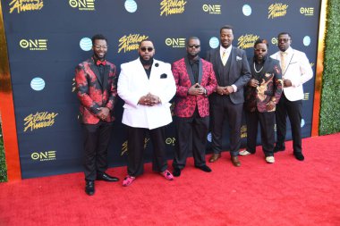 24 Mart 2018 Cumartesi günü Las Vegas 'taki Orleans Resort' ta düzenlenen 33. Yıldız Ödülleri Kırmızı Halı sırasında ünlüler.