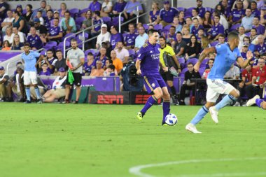Orlando City 26 Temmuz 2018 'de Florida Exploria Stadyumu' nda NYC FC 'ye ev sahipliği yaptı. Fotoğraf: Marty Jean-Louis