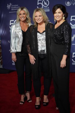 15 Ekim 2019 'da Nashville, Tennessee' deki Linbscome Üniversitesi 'nde verilen 50. GMA Dove Ödülleri sırasında kırmızı halı. 