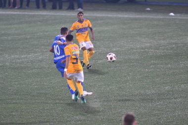 Atlanta United sunucusu Tigres & MLS Homegrown takımları 31 Temmuz 2018 'de Atlanta, Georgia' da düzenlenen MLS All Star haftasında.