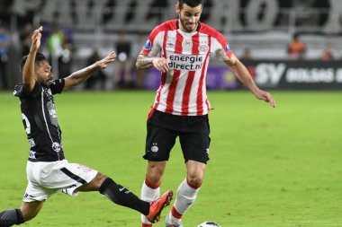 Korintliler, 10 Ocak 2018 'de Orlando City Stadyumu' nda düzenlenen Florida Kupası 'nda PSV Eindhoven' a karşı..  