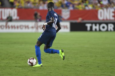 ABD Kolombiya 'ya karşı Raymond James Stadyumu' nda 11 Ekim 2018 'de.  