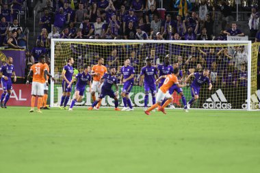 Orlando City SC, 22 Eylül 2018 'de Florida Exploria Stadyumu' nda Houston Dynamo 'yu ağırladı.. 