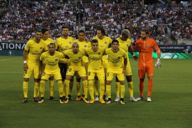 Paris Saint-Germain, Tottenham Hotspur 'a karşı 22 Temmuz 2017' de Orlando Florida 'daki Citrus Bowl' da.   
