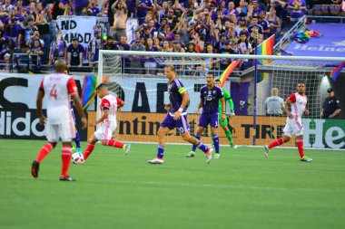 Orlando City SC, 18 Haziran 2016 'da Orlando Florida' daki Camp World Stadyumu 'nda San Jose Depremleri' ne ev sahipliği yaptı..