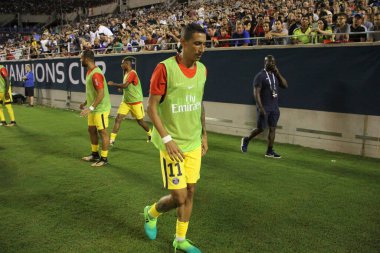 Paris Saint-Germain, Tottenham Hotspur 'a karşı 22 Temmuz 2017' de Orlando Florida 'daki Citrus Bowl' da.  