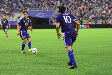 Orlando City, 24 Ağustos 2016 'da Orlando Florida' daki Kamp Dünyası Stadyumunda Toronto FC 'ye ev sahipliği yaptı..