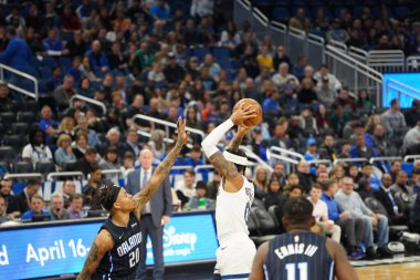 Orlando Magic 28 Şubat 2020 tarihinde Orlando Florida 'da Amway Center' da Minnesota Timberwolves 'a ev sahipliği yapar..  