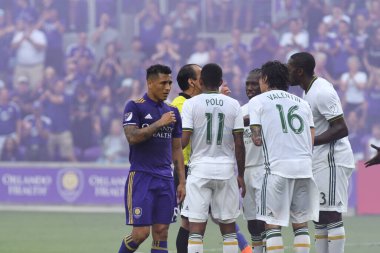 Orlando City 8 Nisan 2018 'de Orlando Florida' daki Exploria Stadyumu 'nda Portland Timbers' a ev sahipliği yaptı.. 