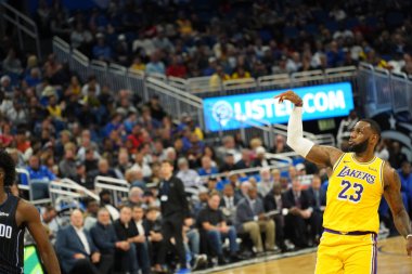 Orlando Magic 11 Aralık 2019 Çarşamba günü Orlando Forida 'daki Amway Center' da Los Angeles Lakers 'a ev sahipliği yaptı..  
