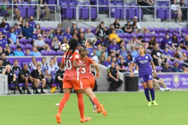 Orlando Pride 28 Haziran 2018 tarihinde Orlando City Stadyumu 'nda Houston Dash' e ev sahipliği yaptı. Fotoğraf: Marty Jean-Louis