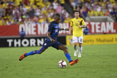 ABD Kolombiya 'ya karşı Raymond James Stadyumu' nda 11 Ekim 2018 'de.  