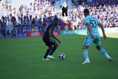 Orlando City SC 20 Nisan 2019 'da Orlando City Stadyumu' nda Vancouver Whitecaps 'a ev sahipliği yapıyor..  