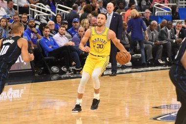 Orlando Magic, 28 Şubat 2019 Perşembe günü Orlando Florida 'daki Amway Center' da Golden State Warriors 'a ev sahipliği yaptı. 