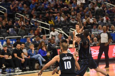 Orlando Magic, 19 Ocak 2019 Cumartesi günü Orlando Florida 'daki Amway Arena' da Milwaukee Doları 'na ev sahipliği yapıyor..
