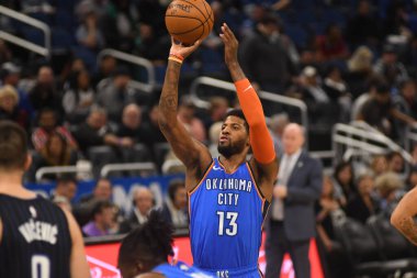 Orlando Magic 29 Ocak 2019 'da Orlando Florida' daki Amway Center 'da OklahomaCity Thunder' a ev sahipliği yaptı. 
