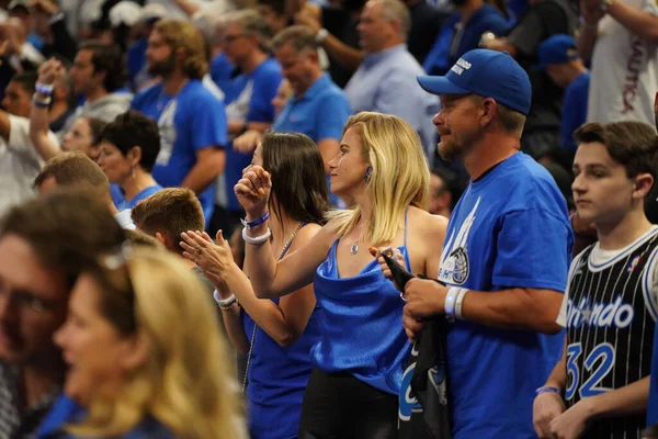 Orlando Magic Hosts Toronto Rapters Během Prvního Kola Play Nba — Stock fotografie