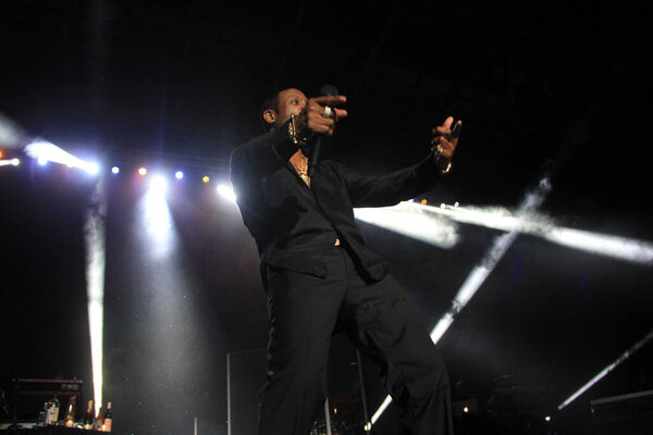 R&B Singers Keith Sweat, Jagged Edge, Dru Hill and Sisqo performs at the CFE Arena in Orlando Florida on November 15, 2014.  