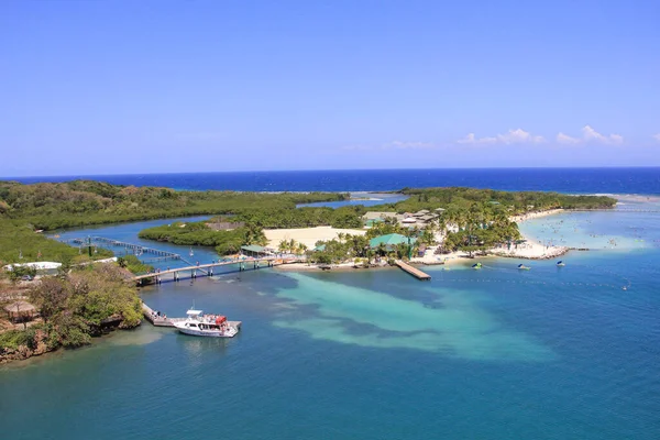 Beautiful Mahogany Bay Honduras Maggio 2014 — Foto Stock