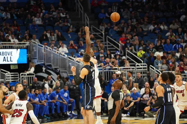 Orlando Magic Ospita Miami Heat All Amway Center Orlando Florida — Foto Stock