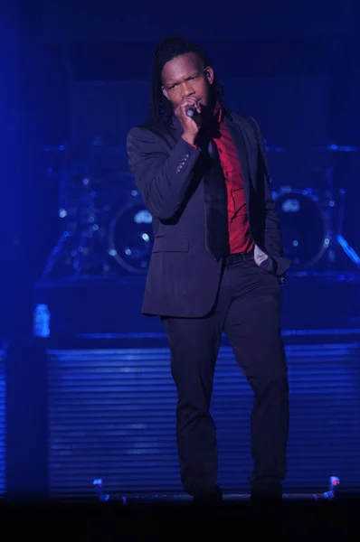 Christian Bands Newsboys Building 429 Perform First Baptist Church Oviedo — Zdjęcie stockowe