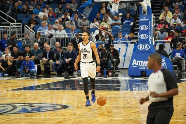 Orlando Magic Φιλοξενεί Clippers Στο Amway Center Στο Ορλάντο Φλόριντα — Φωτογραφία Αρχείου