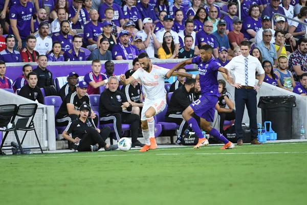 Orlando City Hosts Atlanta United Cup Exploria Stadium Orlando Florida — Stock Photo, Image