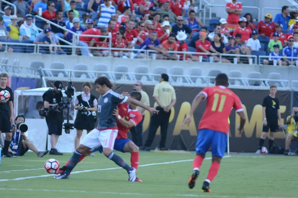 Kostarika Čelit Paraguay Během Copa America Centenario Stadionu Camping World — Stock fotografie