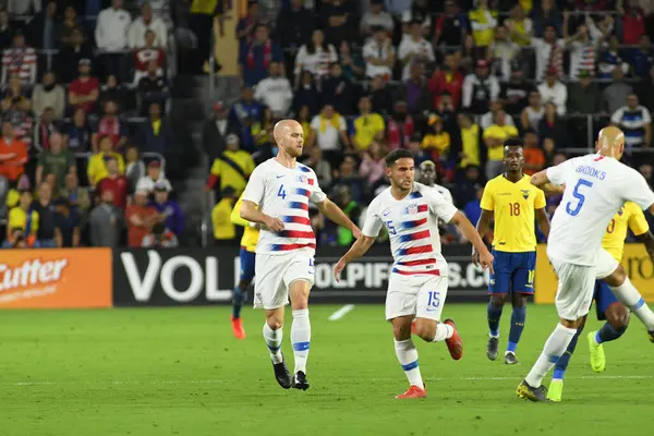 Men National Team Host Ecuador National Team Orlando City Stadium — Stock Photo, Image