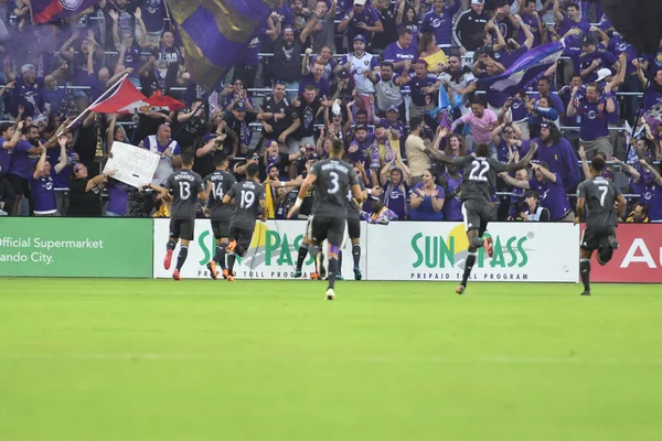 Orlando City Ospita Terremoti San Jose All Exploria Stadium Aprile — Foto Stock