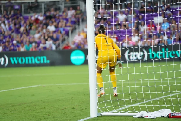 Orlando Pride Hostit Sky Blue Stadionu Exploria Sobotu Července 2019 — Stock fotografie