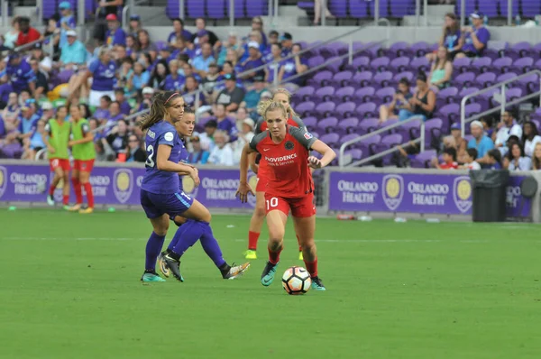 Orlando Pride Gastheer Van Portland Thorns Orlando City Stadium Orlando — Stockfoto