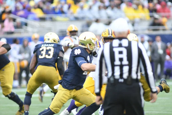 Notre Dame Face Lsu Alatt Citrus Bowl Camping World Stadium — Stock Fotó