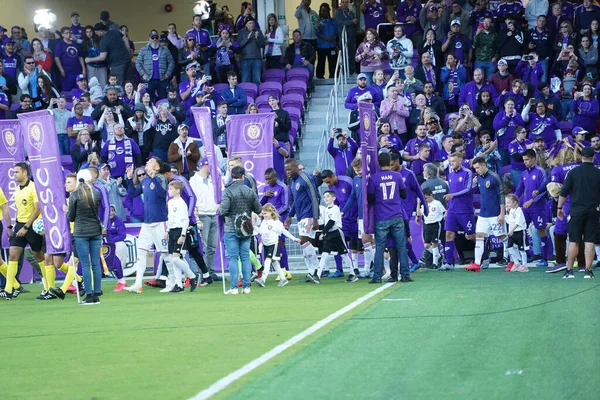 Orlando City Värd Real Salt Lake Exploria Stadium Lördag Februari — Stockfoto