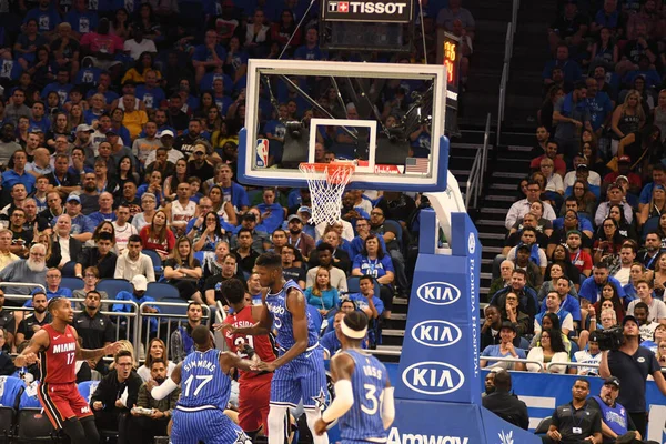 Orlando Magic Värd Miami Heat Amway Center Orlando Florida Den — Stockfoto