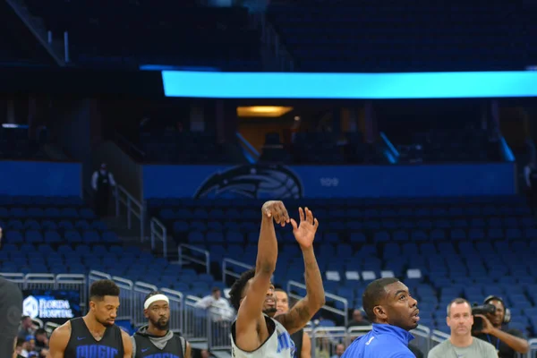 Orlando Magic Host Practice Session Amway Center Orlando Florida Στις — Φωτογραφία Αρχείου