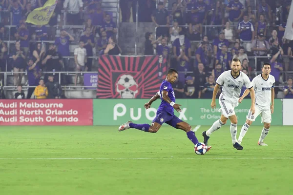 Orlando City, 3 Temmuz 2019 Çarşamba günü Orlando Florida 'daki Exploria Stadyumu' nda Philadelphia Union 'a ev sahipliği yaptı.. 
