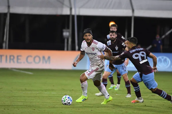 Real Salt Lake, 12 Temmuz 2020 'de Orlando Florida' da düzenlenen MLS Sırt Turnuvası sırasında Colorado Rapids ile karşı karşıya.