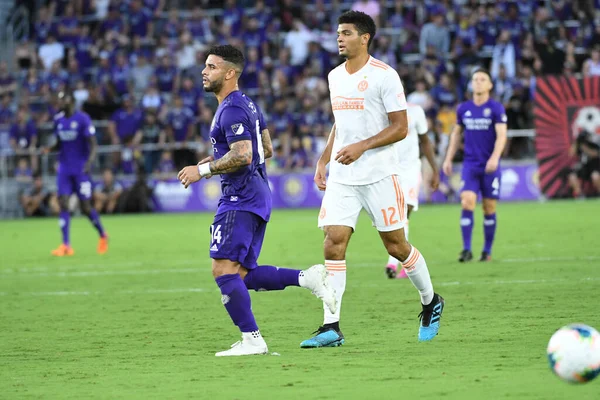 Orlando City SC, 6 Ağustos Salı günü Orlando Florida 'daki Exploria Stadyumu' nda oynanan ABD Kupası sırasında Atlanta United FC 'ye ev sahipliği yaptı..