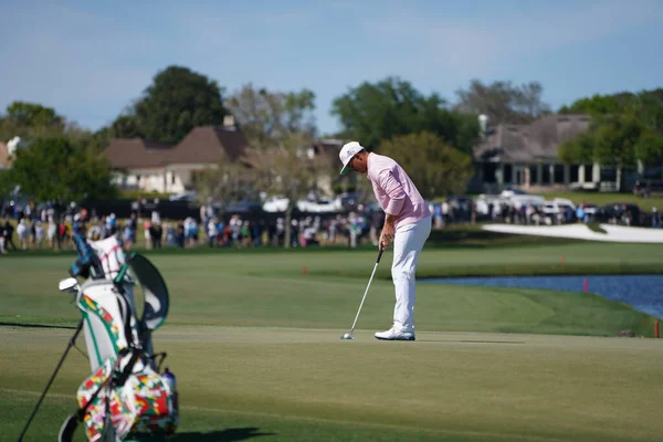 Podczas Trzeciej Rundy Zawodowej Arnold Palmer Bay Hill Club Lodge — Zdjęcie stockowe