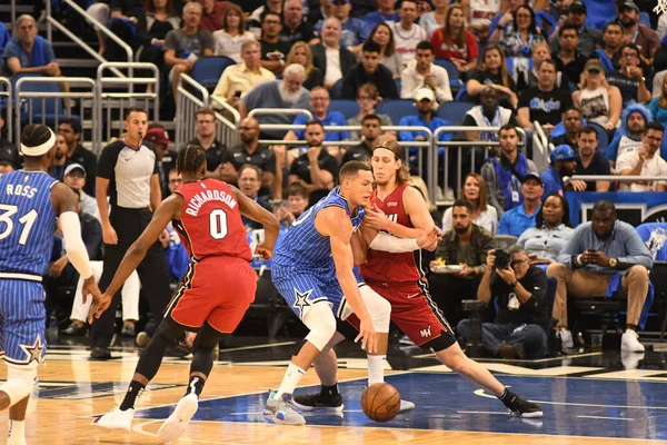 Orlando Magic Hostí Miami Heat Amway Center Orlandu Floridě Října — Stock fotografie