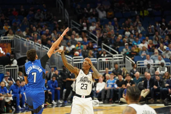 Orlando Magic Hostit Clippers Amway Center Orlando Florida Neděli Ledna — Stock fotografie