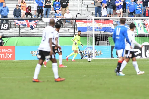 Rangers Corinthians Durante Copa Flórida Spectrum Stadium Janeiro 2018 Orlando — Fotografia de Stock